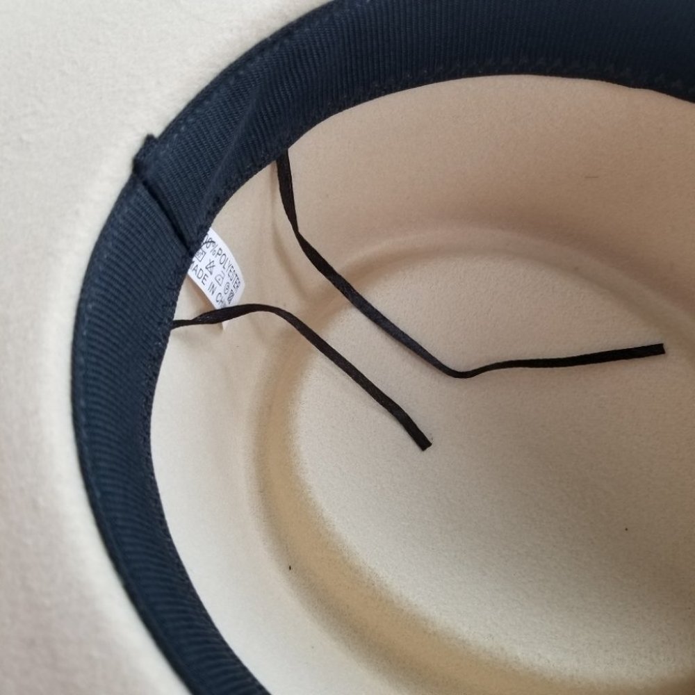 CLASSIC chain detailed Hat -ivory - Picture 7 of 10